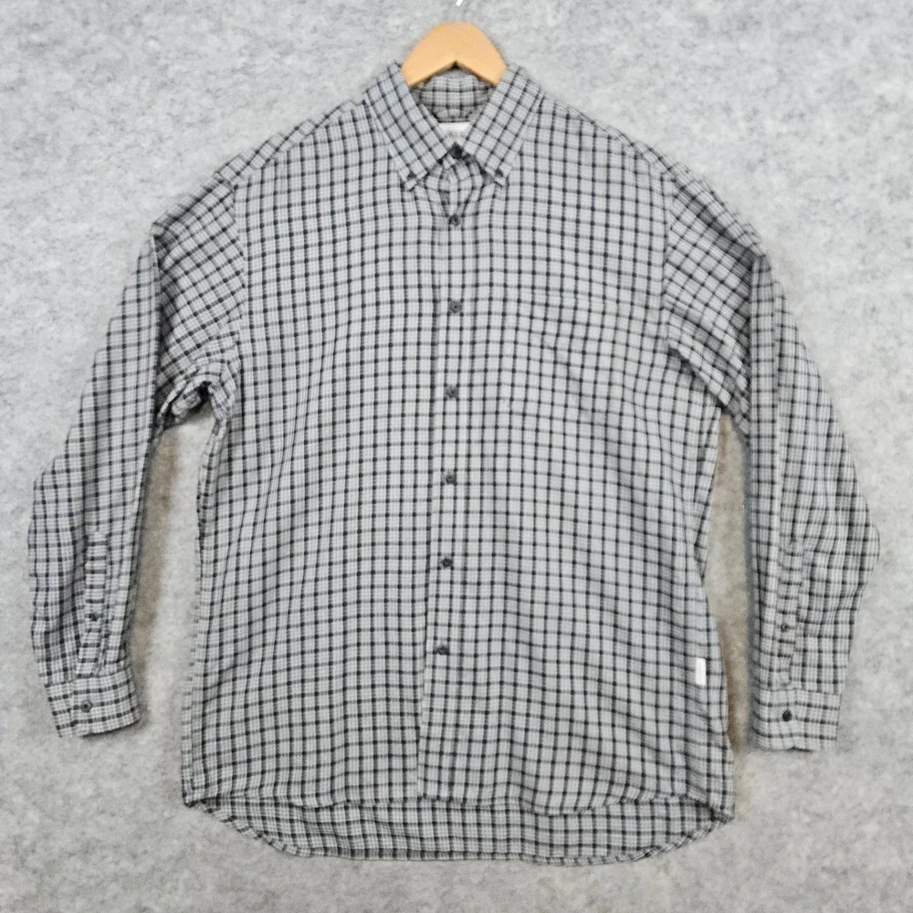 J Crew Men's Multicolor Mini-Check Shirt Size‎ M 100% Cotton Mini-Pane Preppy